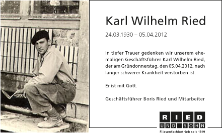 Karl Wilhelm Ried